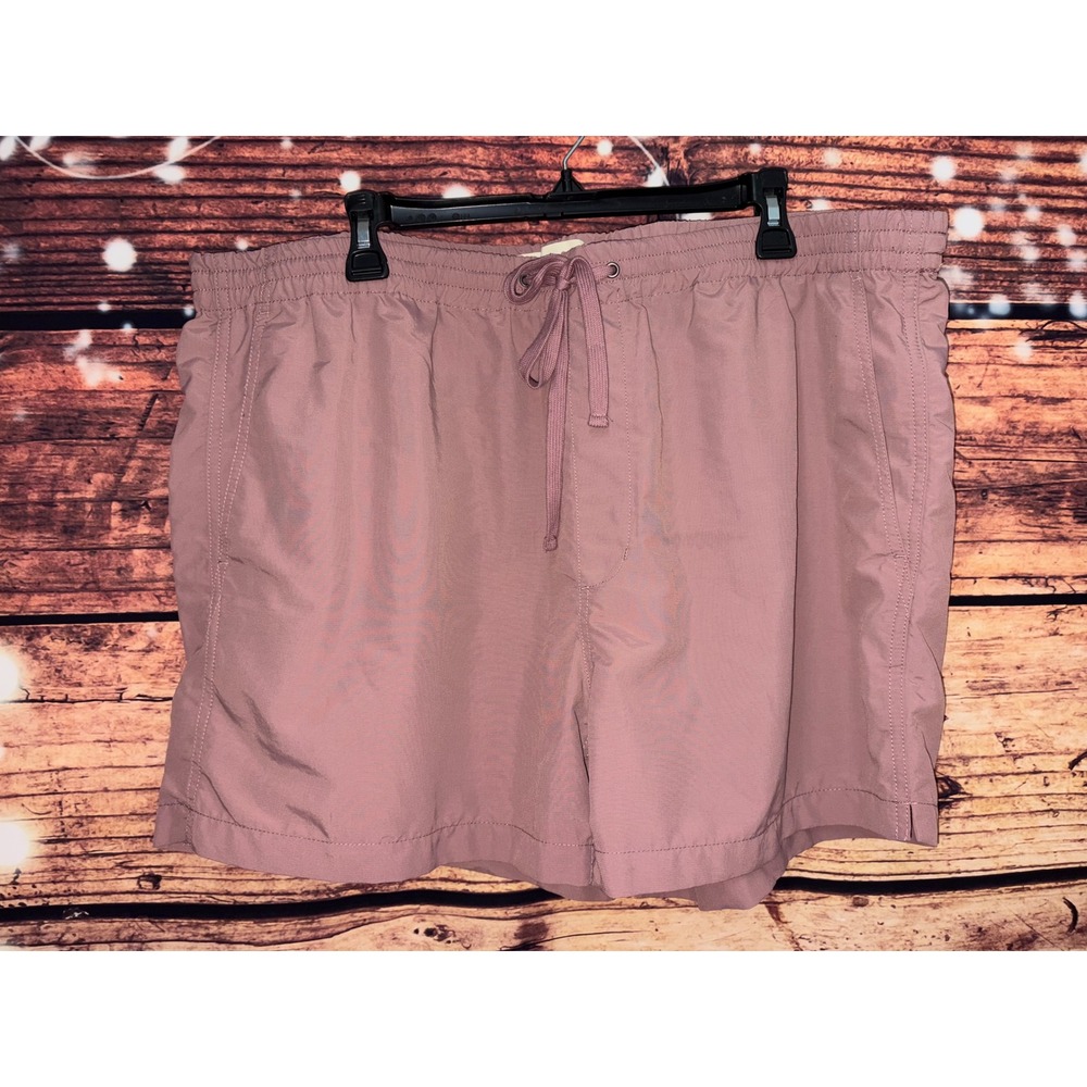 Madewell Lined Athletic Shorts Size XXL Womens Mauve Pink Drawstring MC632